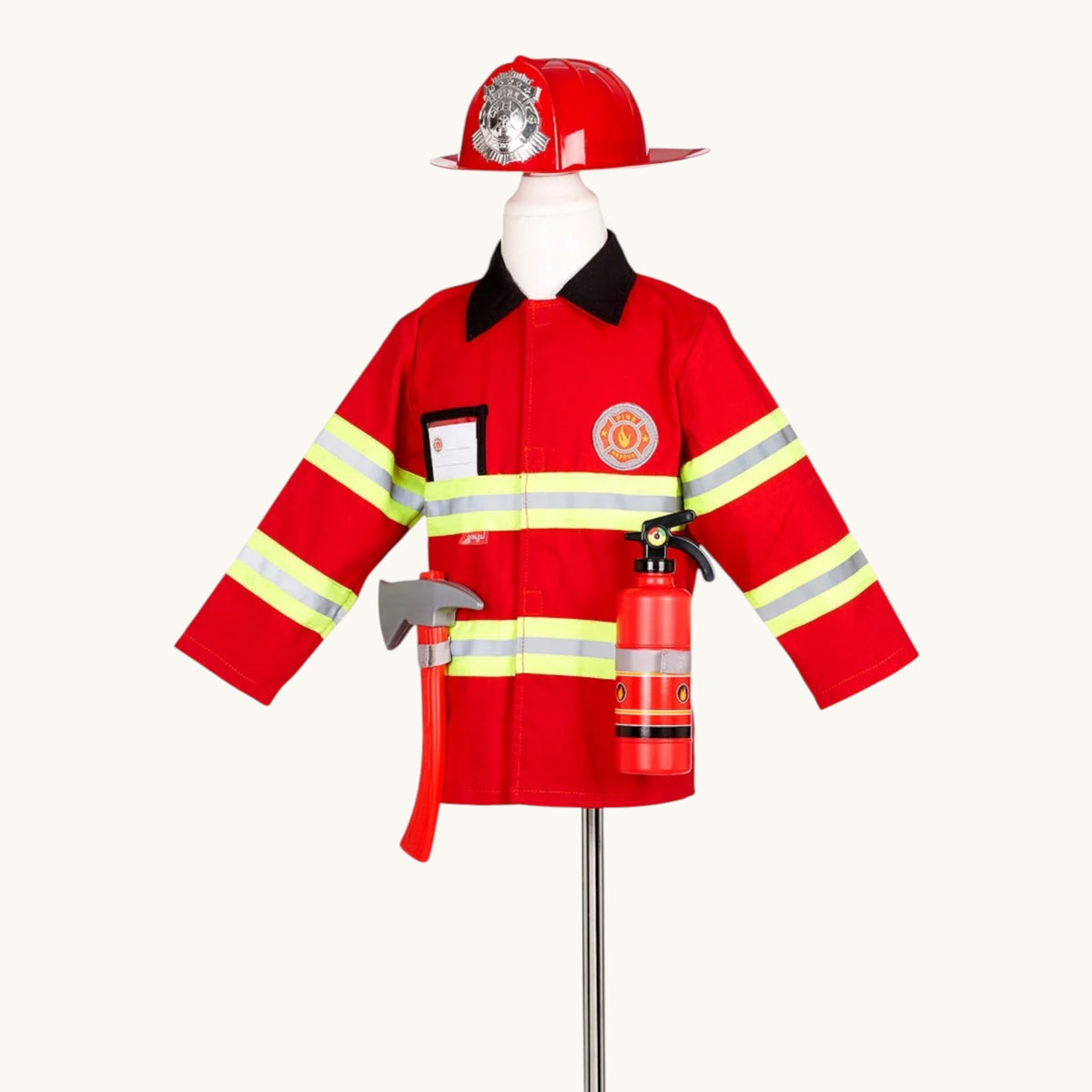 Fireman Costume Set 4-7 yrs