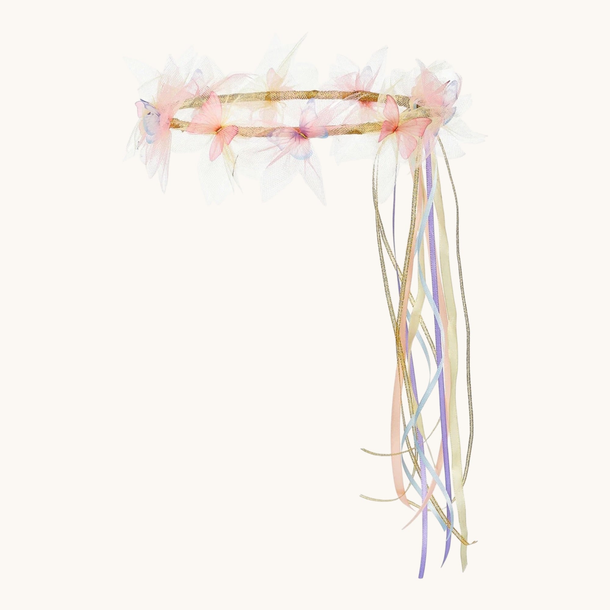 Joanna Halo w/butterflies - Costume Accessory for Kids - Carnival & Festive Use