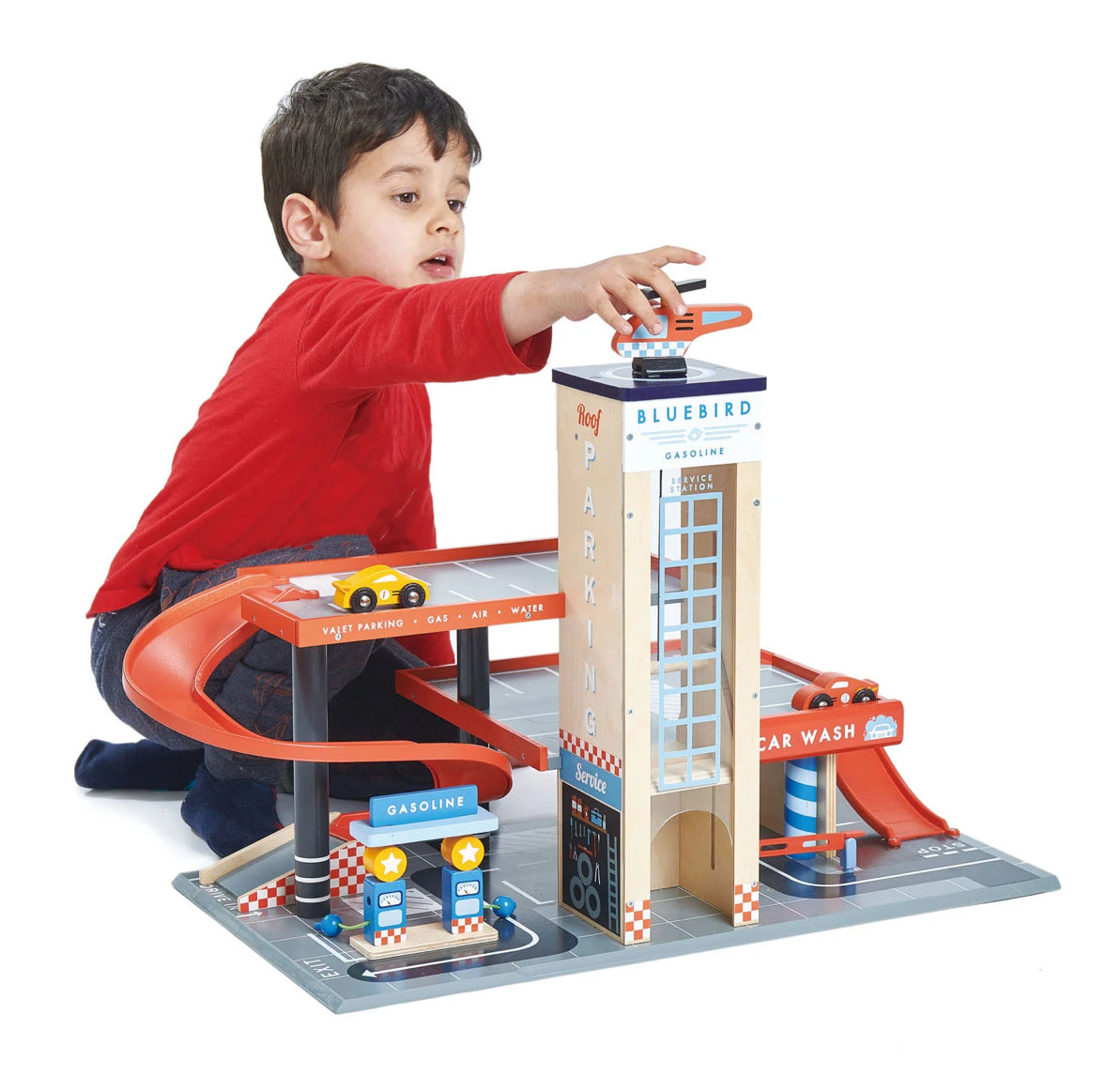 Blue bird service station