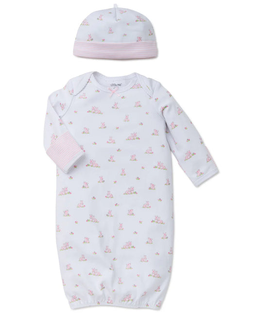 Baby Bunnies Gown/Hat