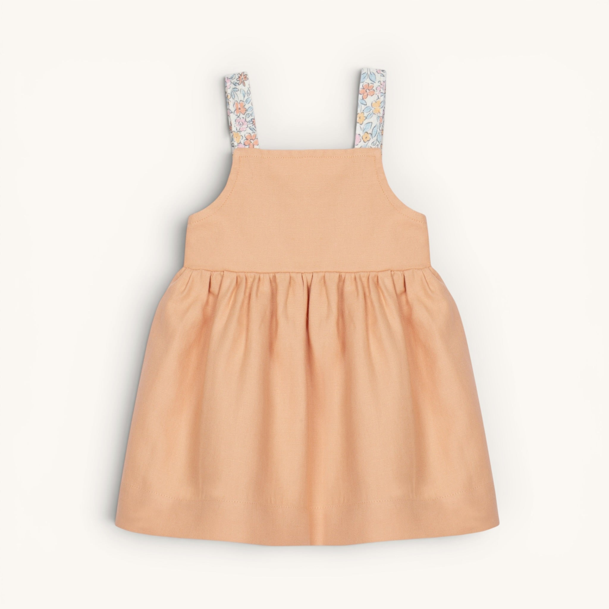 Salmón Floral Dress
