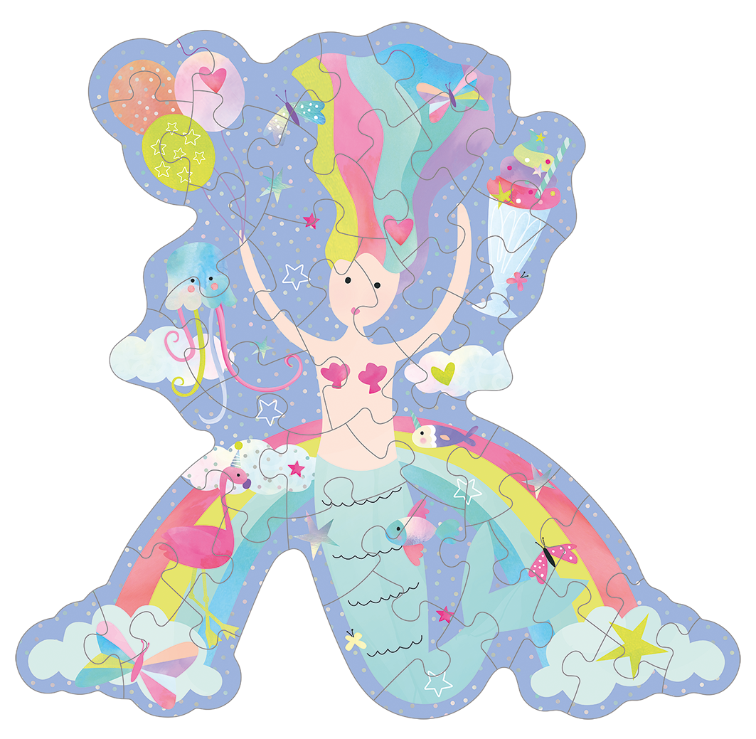 40 Piece Shaped Jigsaw - Fantasy