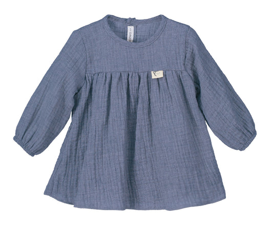 Camisa Vestido Azul Munich