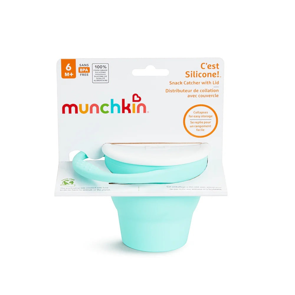 Snack catcher with lid mint
