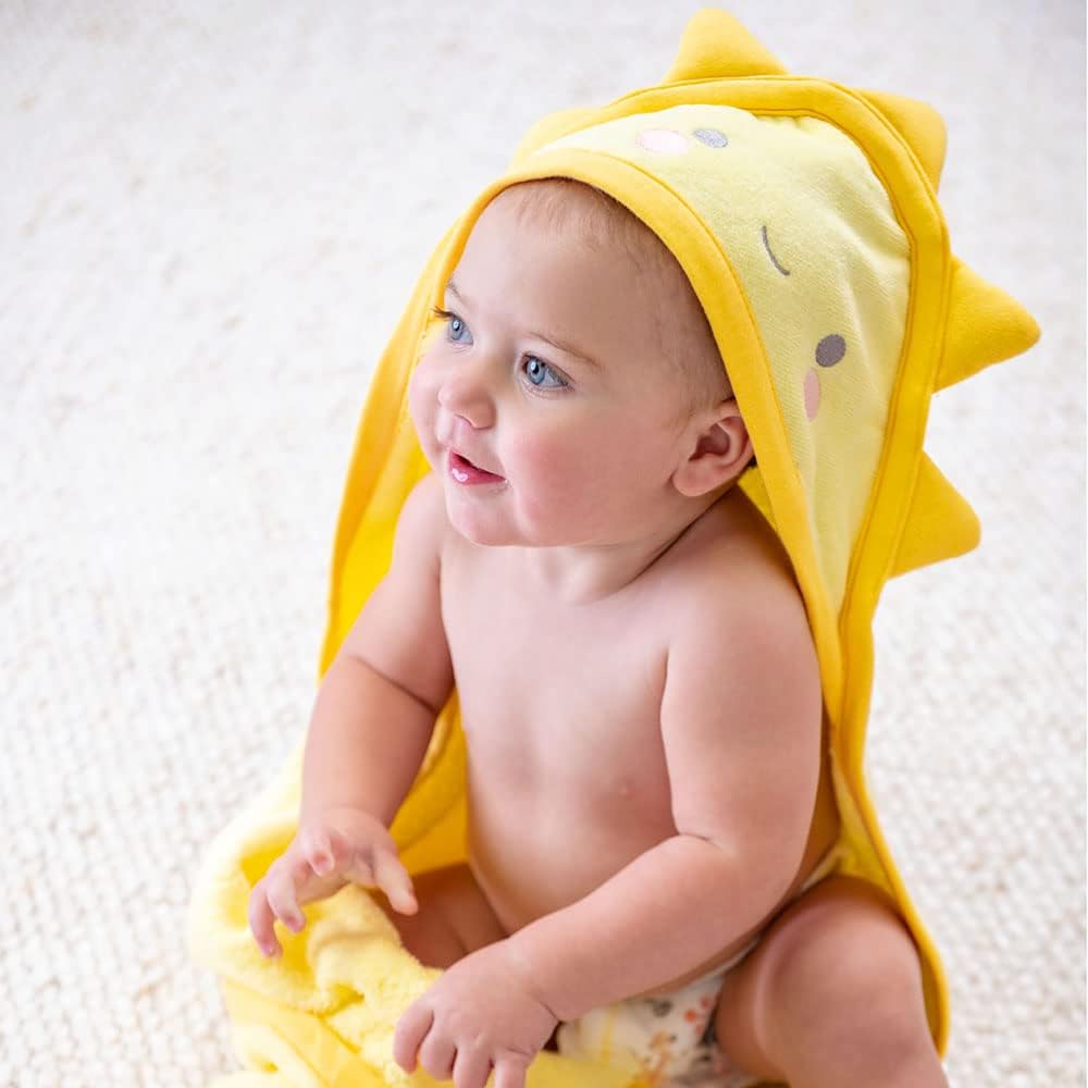 Toalla de baño con Capucha para bebé - Sol