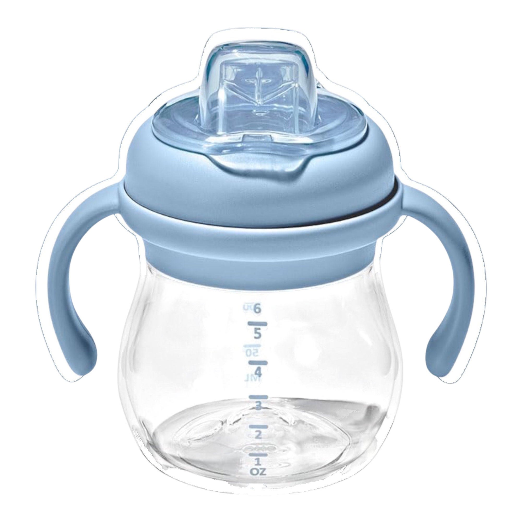 Transitions soft spout sippy cup with removable handles 6 oz dusk