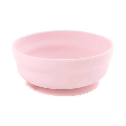 Silicone grip bowl pink