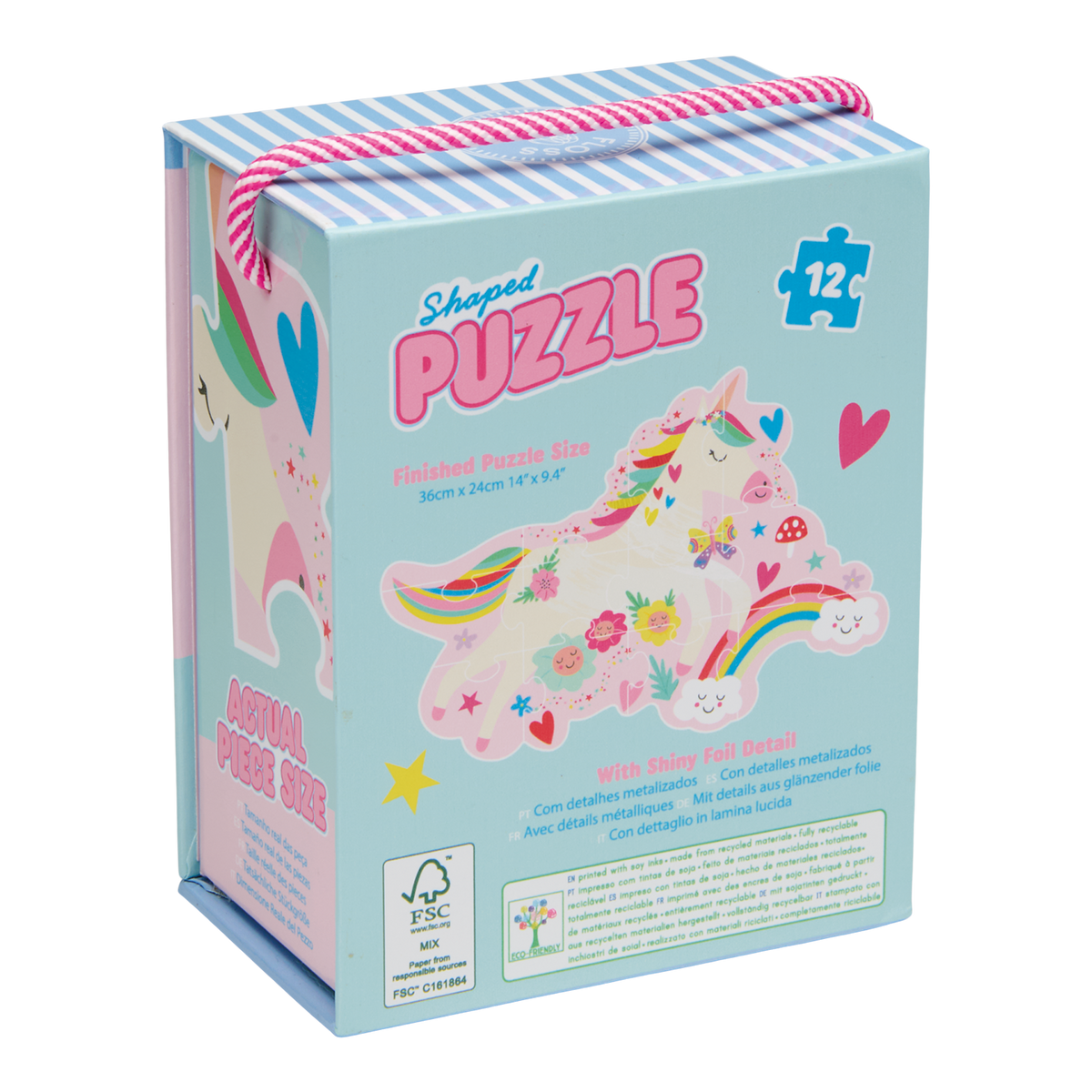 12 Piece Shaped Jigsaw - Rainbow Fairy