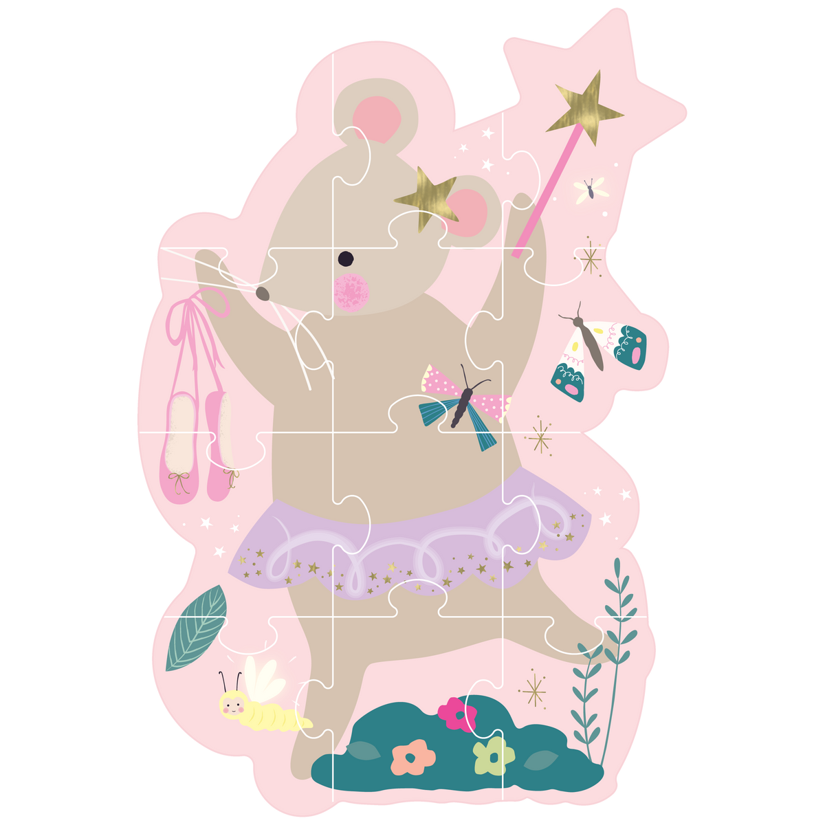 12 Piece Shaped Jigsaw - Enchanted