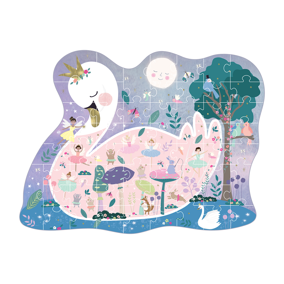 60 Piece Shaped Jigsaw - Enchanted