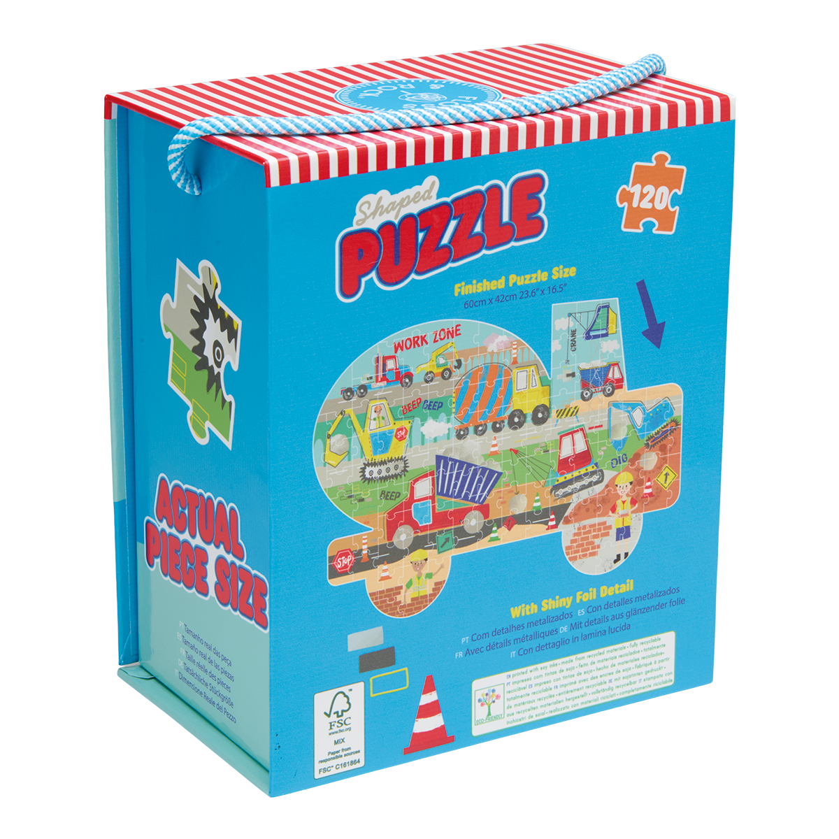 120 Piece Shaped Jigsaw - Construction