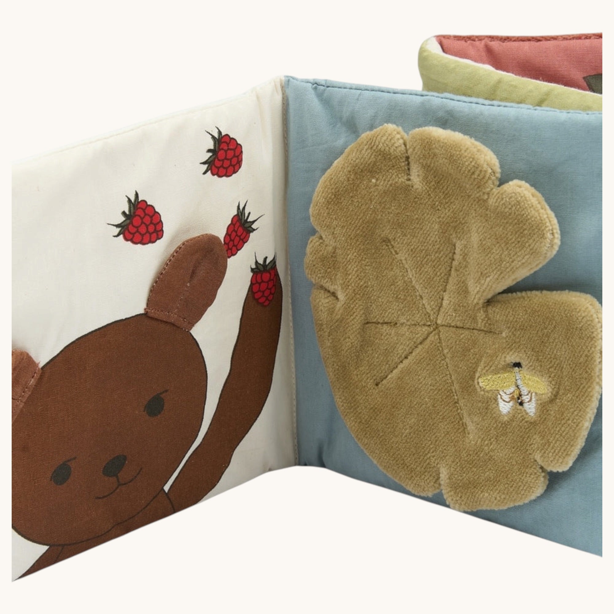Fabric Book - A day in the garden