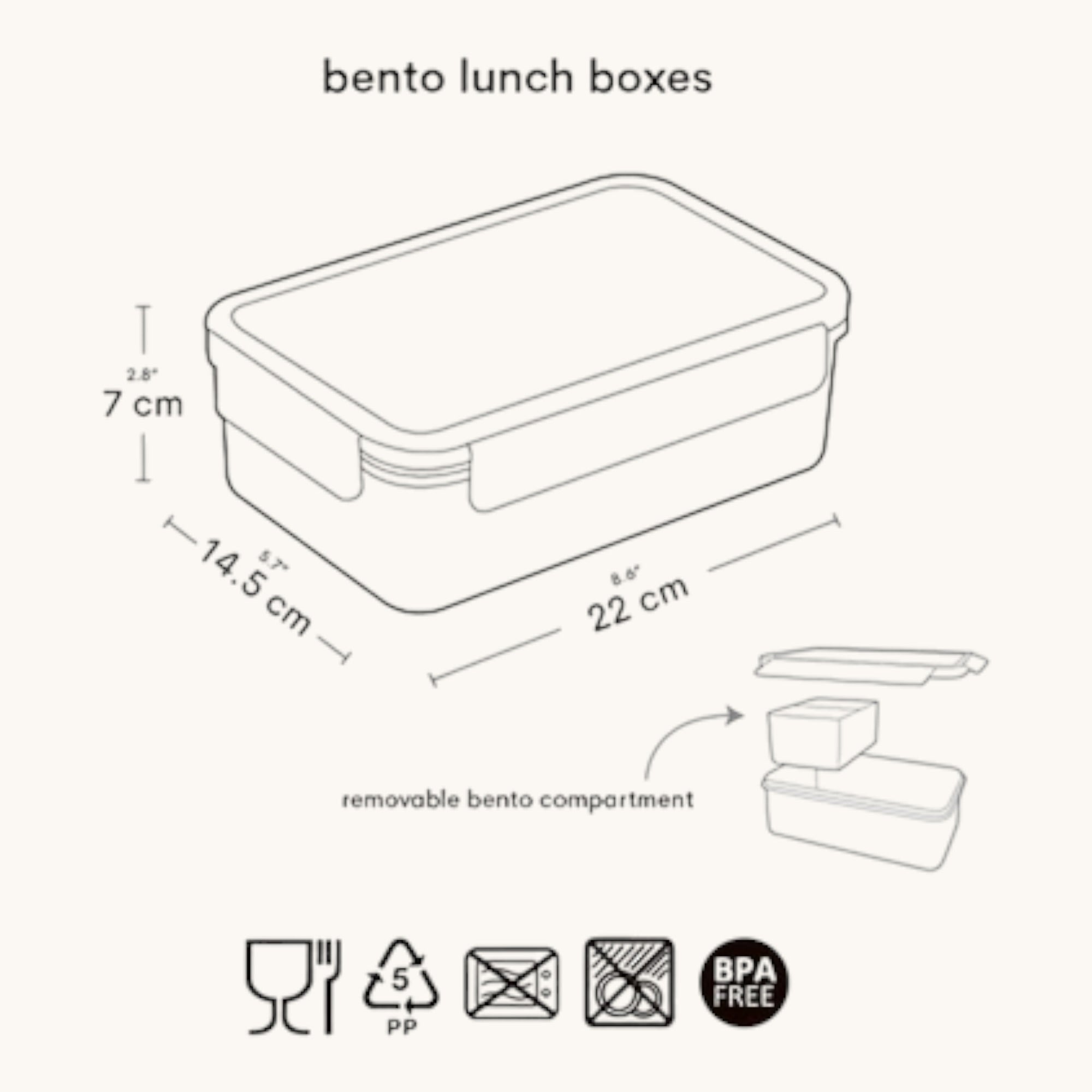 Bento Lunchbox ANIMAL FRIENDS