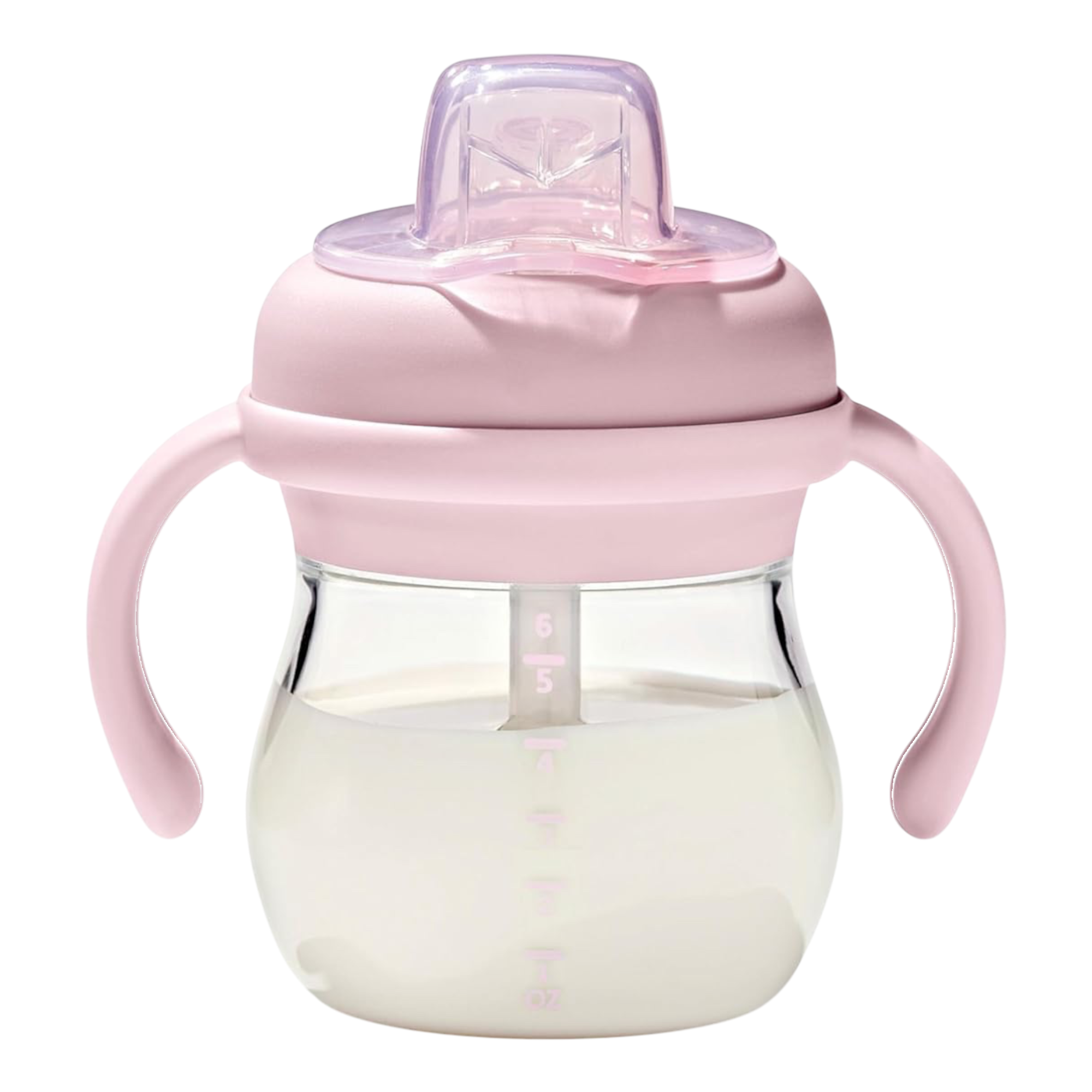 Transitions soft spout sippy cup with removable handles 6 oz blossom