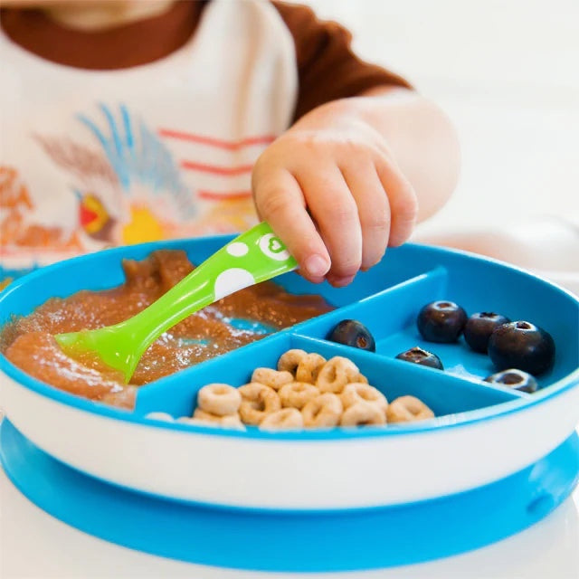 Stay put™ suction plate
