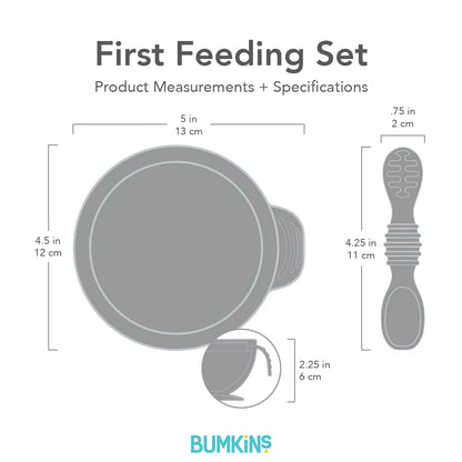 First Feeding Set Sage