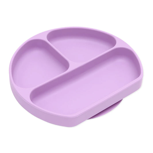 Silicone grip dish lavender