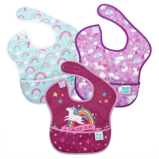 Super bib 3 pack Unicorn