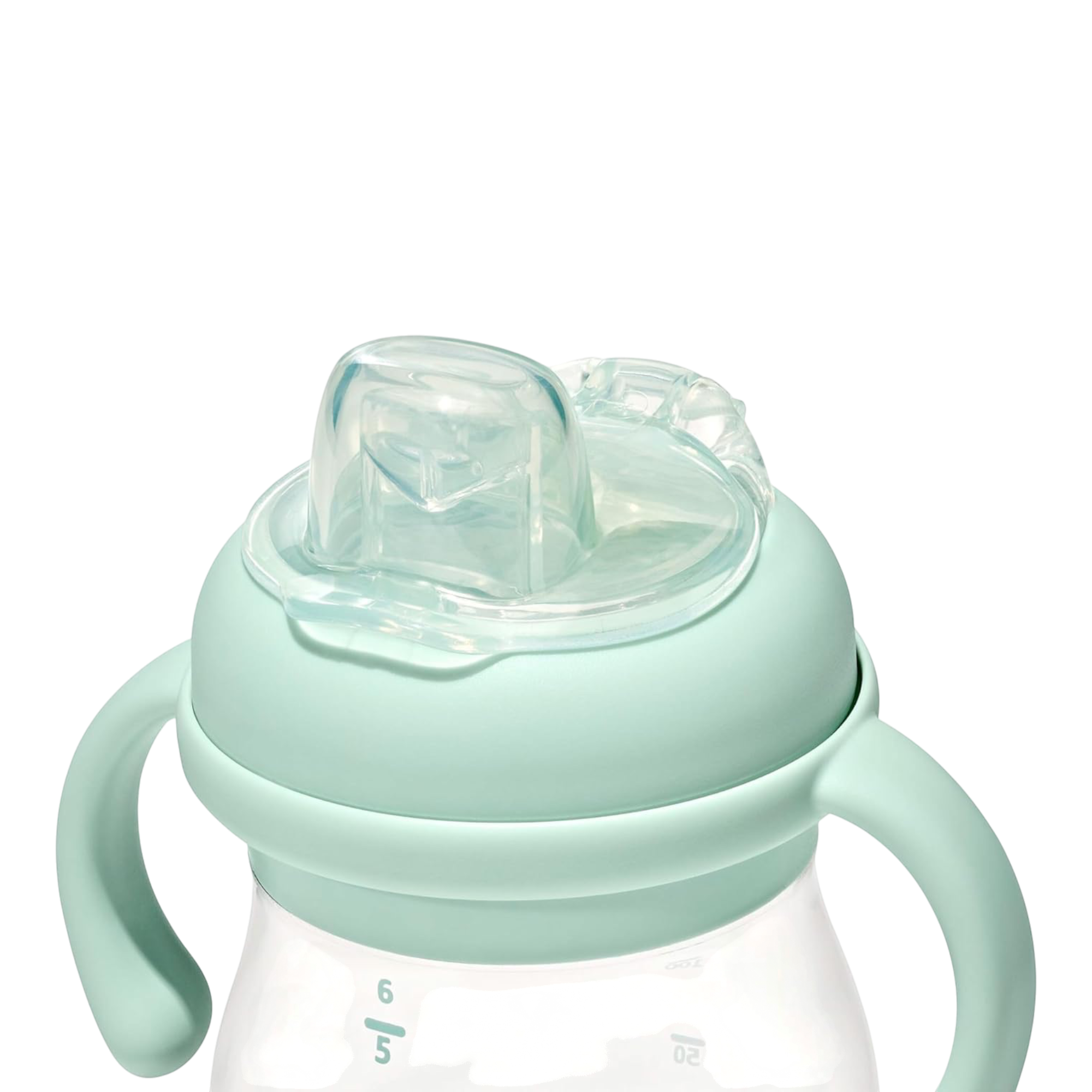 Transitions soft spout sippy cup with removable handles 6 oz opal