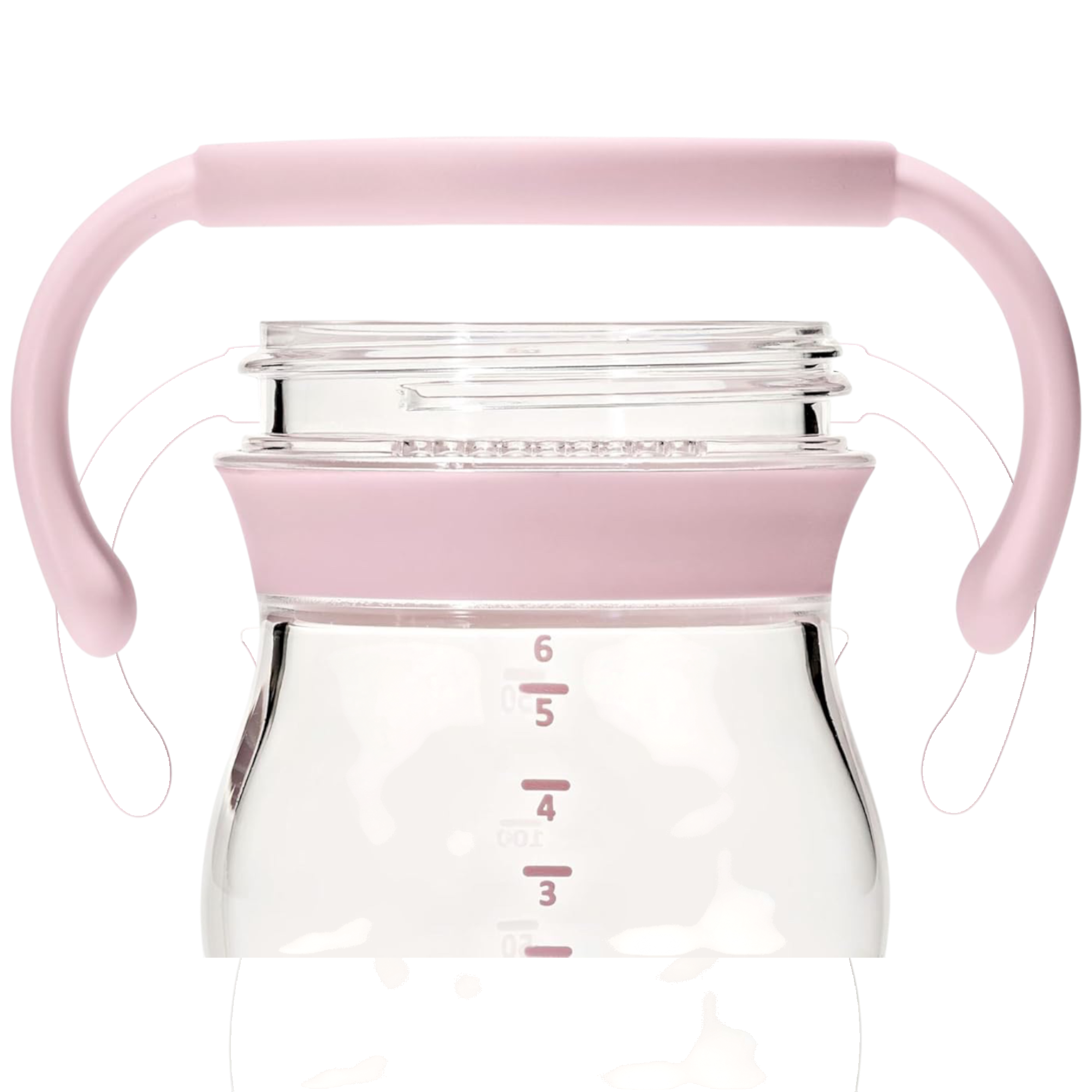 Transitions soft spout sippy cup with removable handles 6 oz blossom
