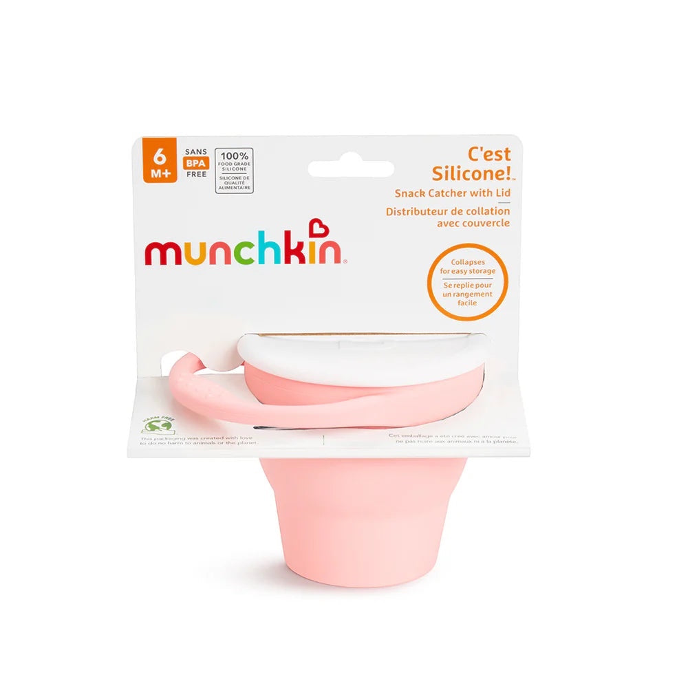 Snack catcher with lid