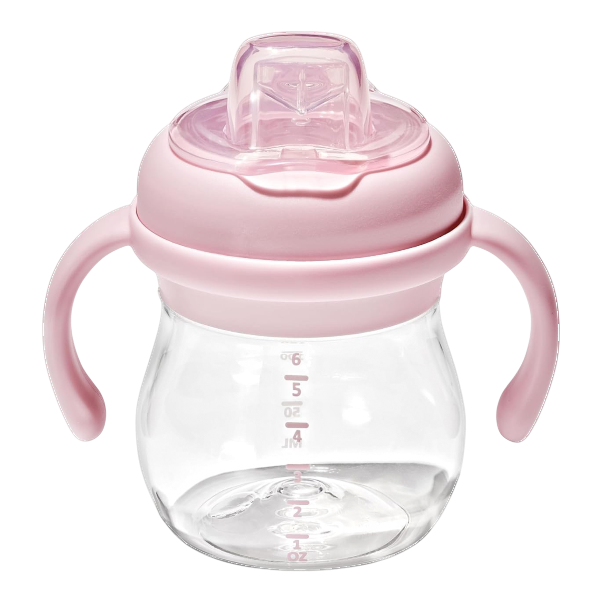 Transitions soft spout sippy cup with removable handles 6 oz blossom