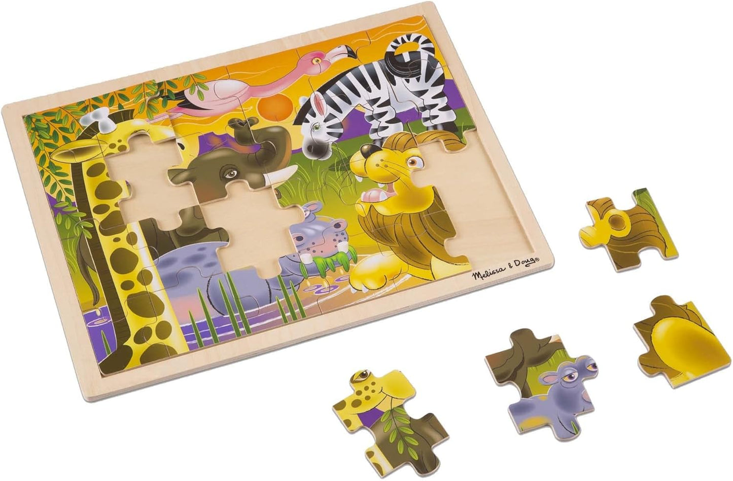 Puzzle de Madera con 24 Piezas