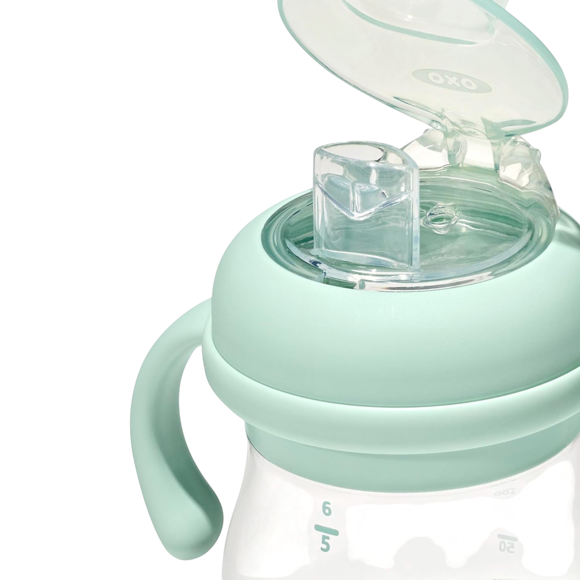Transitions soft spout sippy cup with removable handles 6 oz opal