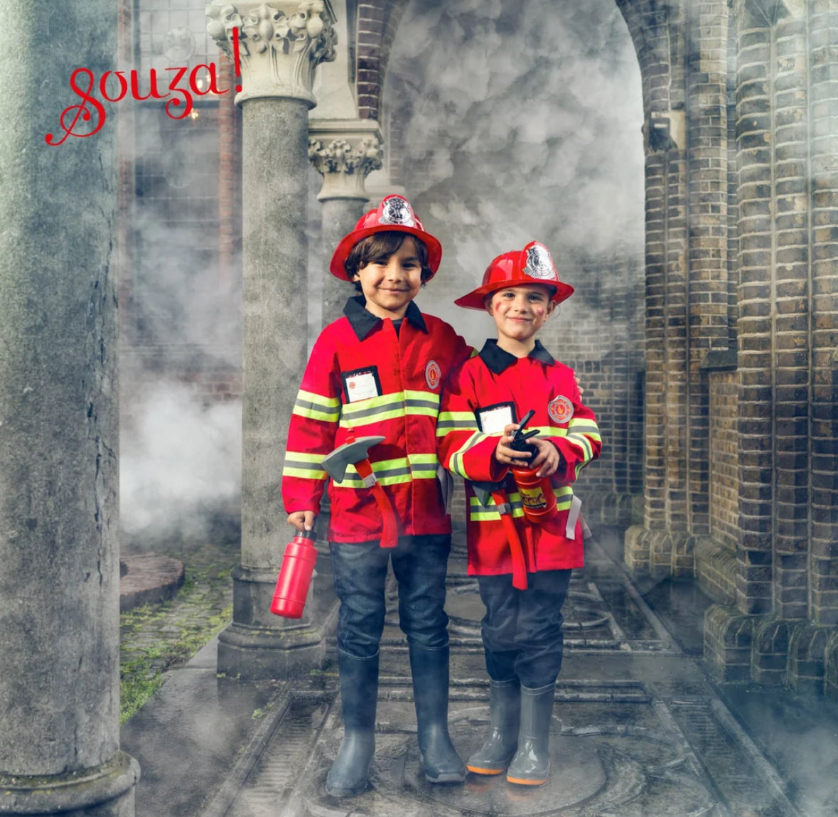 Fireman Costume Set 4-7 yrs