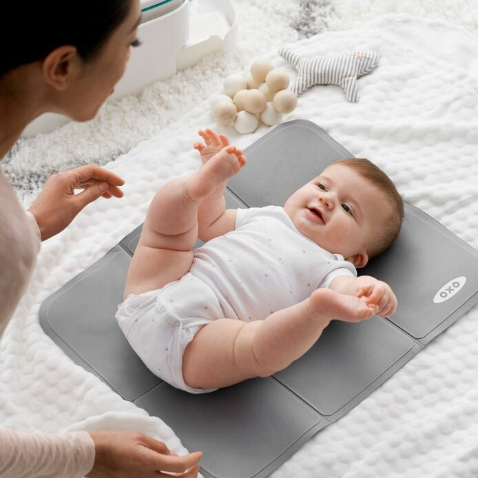 Diaper Caddy with changing mat