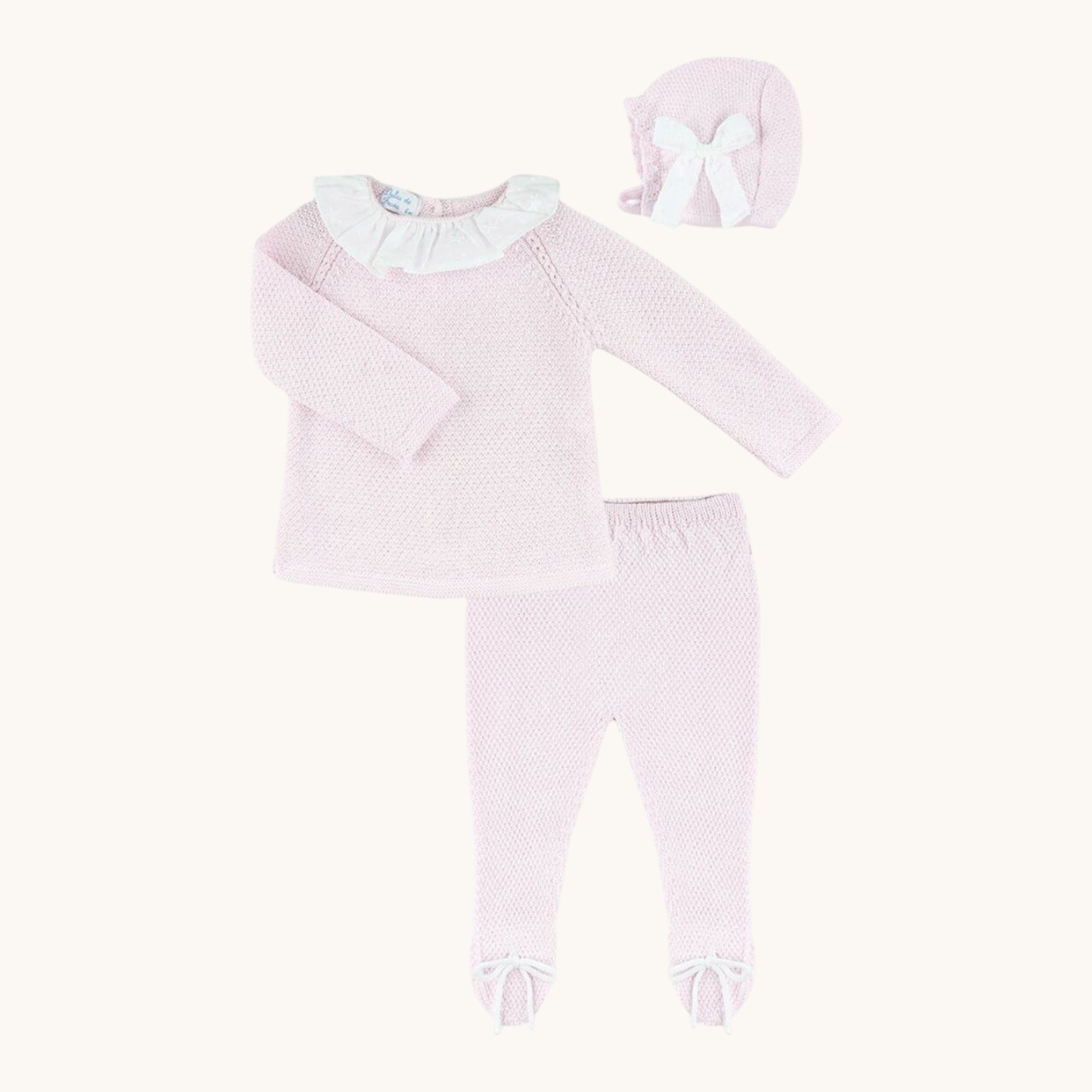 Baby Knit Set Rosa