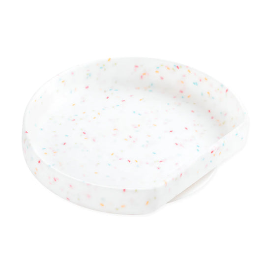 Silicone grip plate vanilla sprinkle