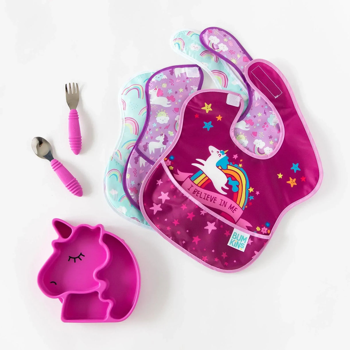 Super bib 3 pack Unicorn