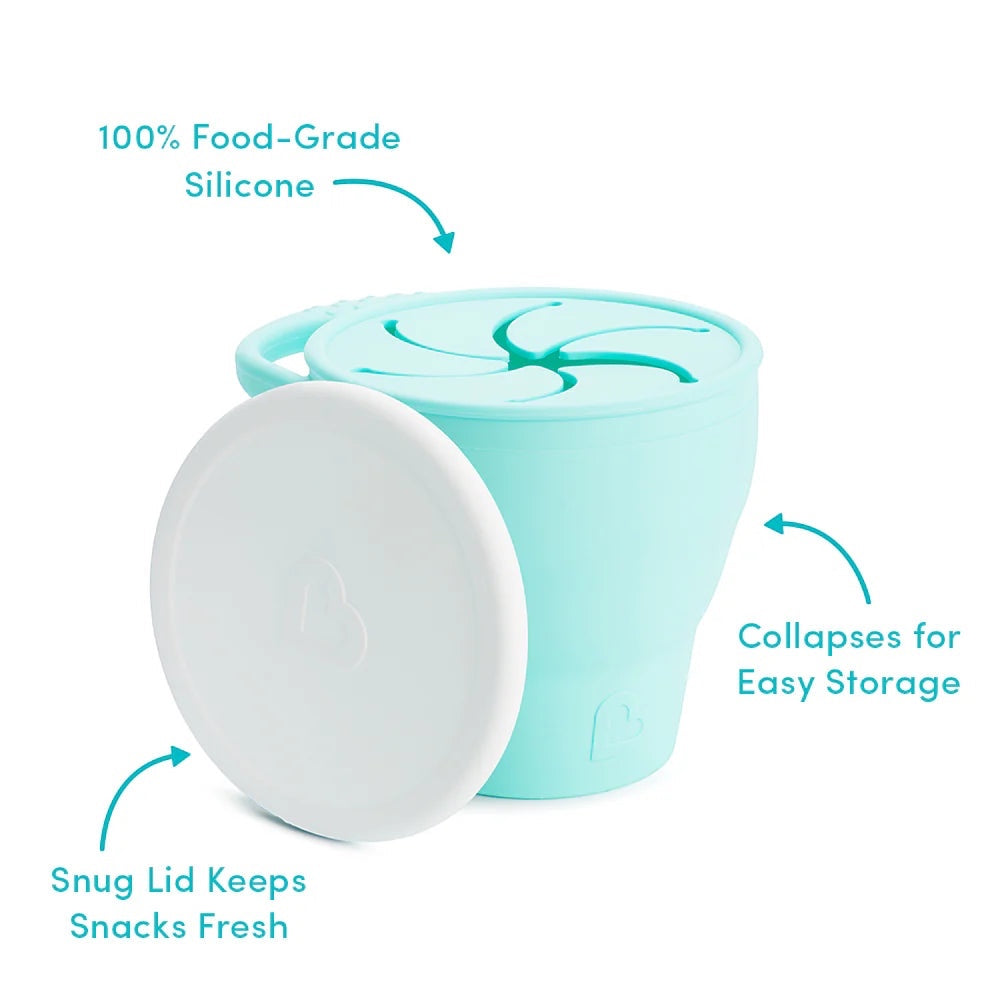 Snack catcher with lid mint