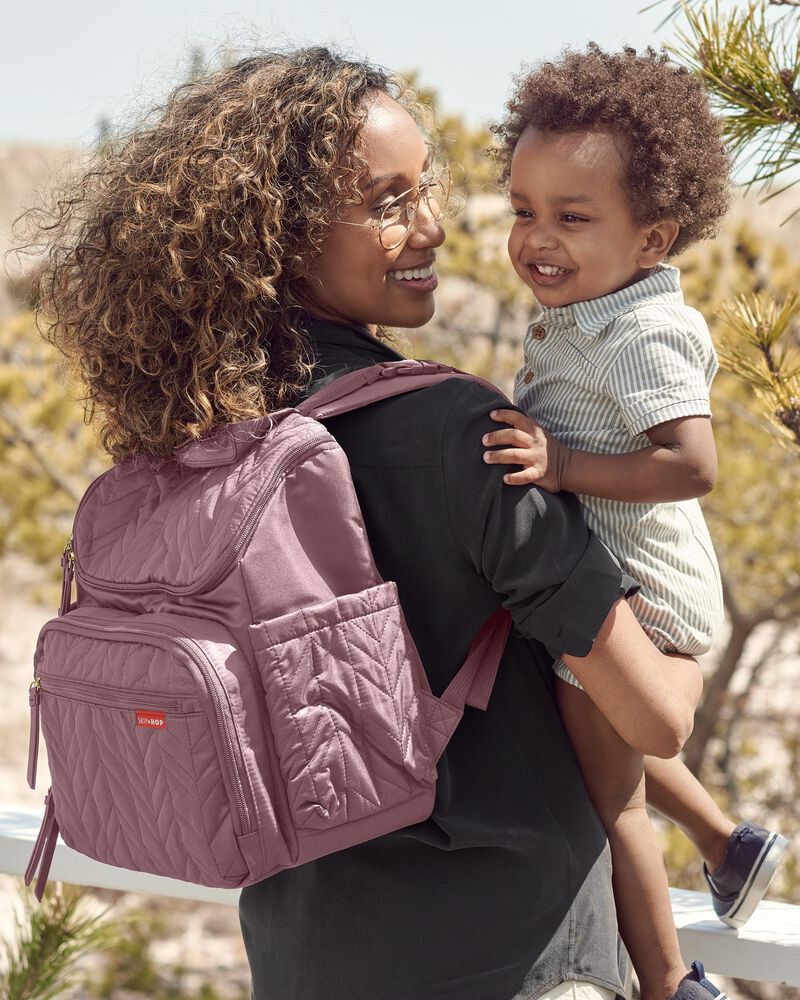 Forma Pack & Go Diaper Backpack - Mauve