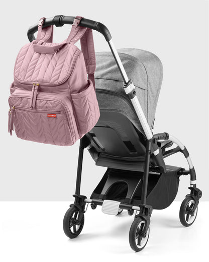 Forma Pack & Go Diaper Backpack - Mauve