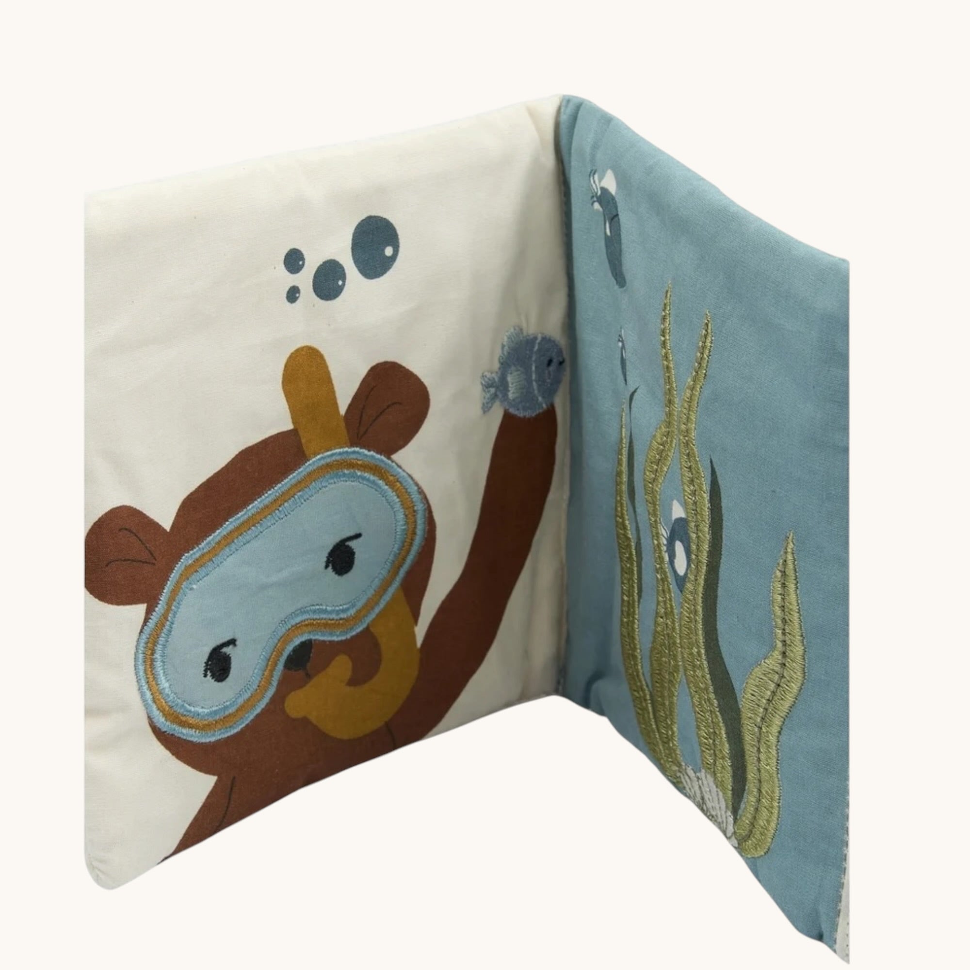 Fabric Book - A day Under the sea