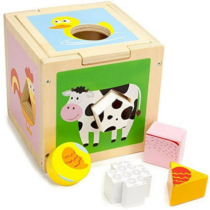 Busy Barnyard sorting cube