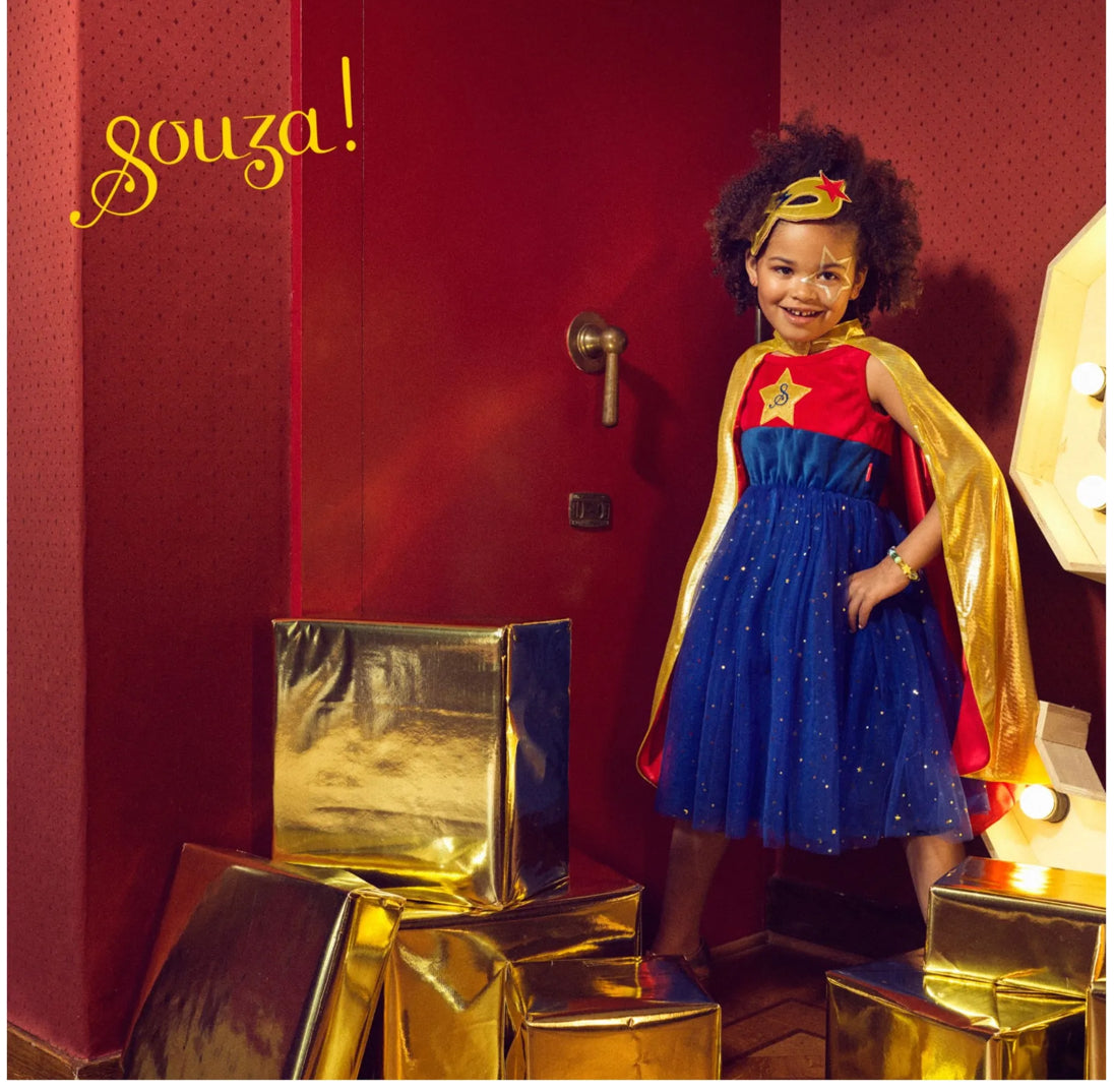 Superhero Girl Costume 5-7 Yrs