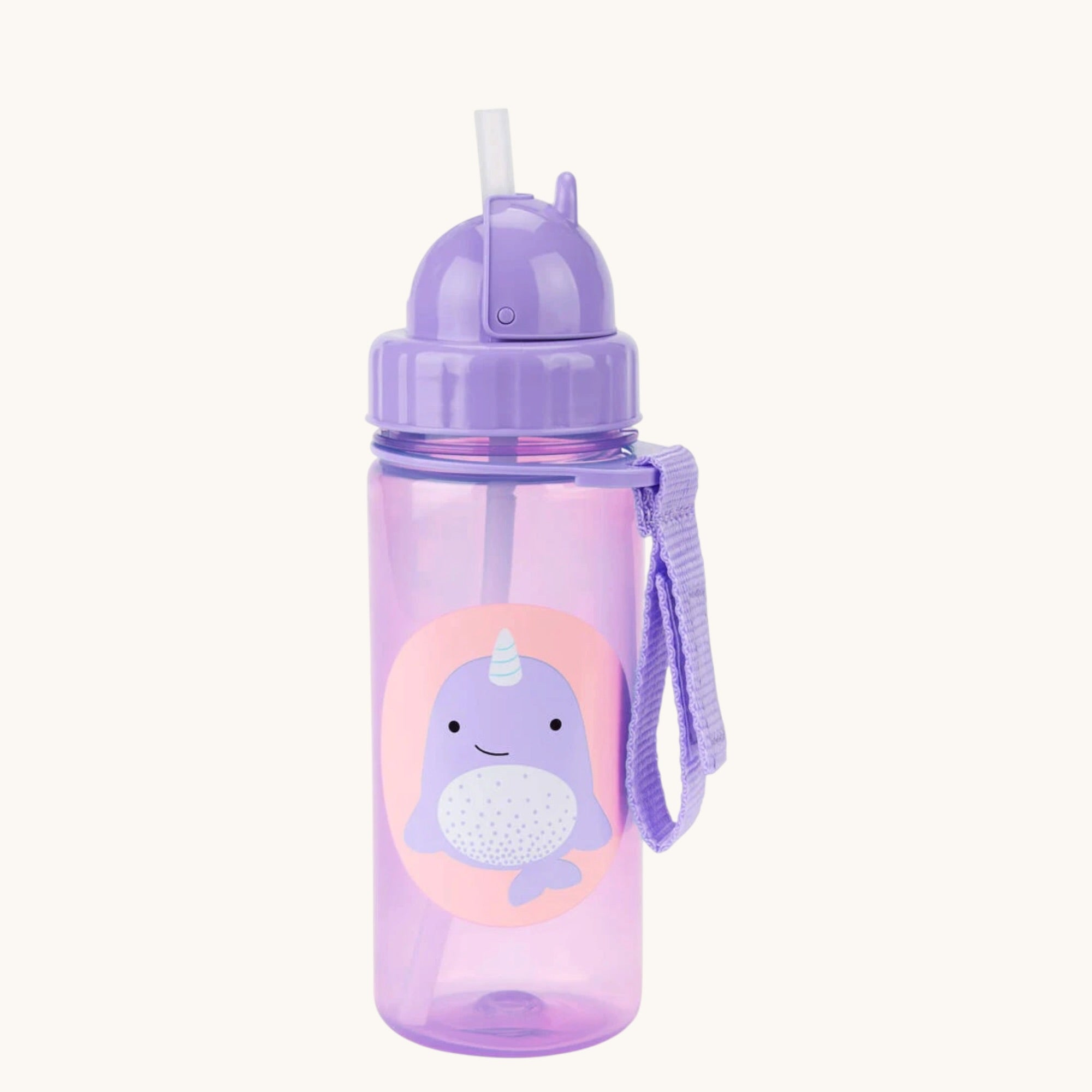Zoo Straw Bottle - 13 Oz - Narval