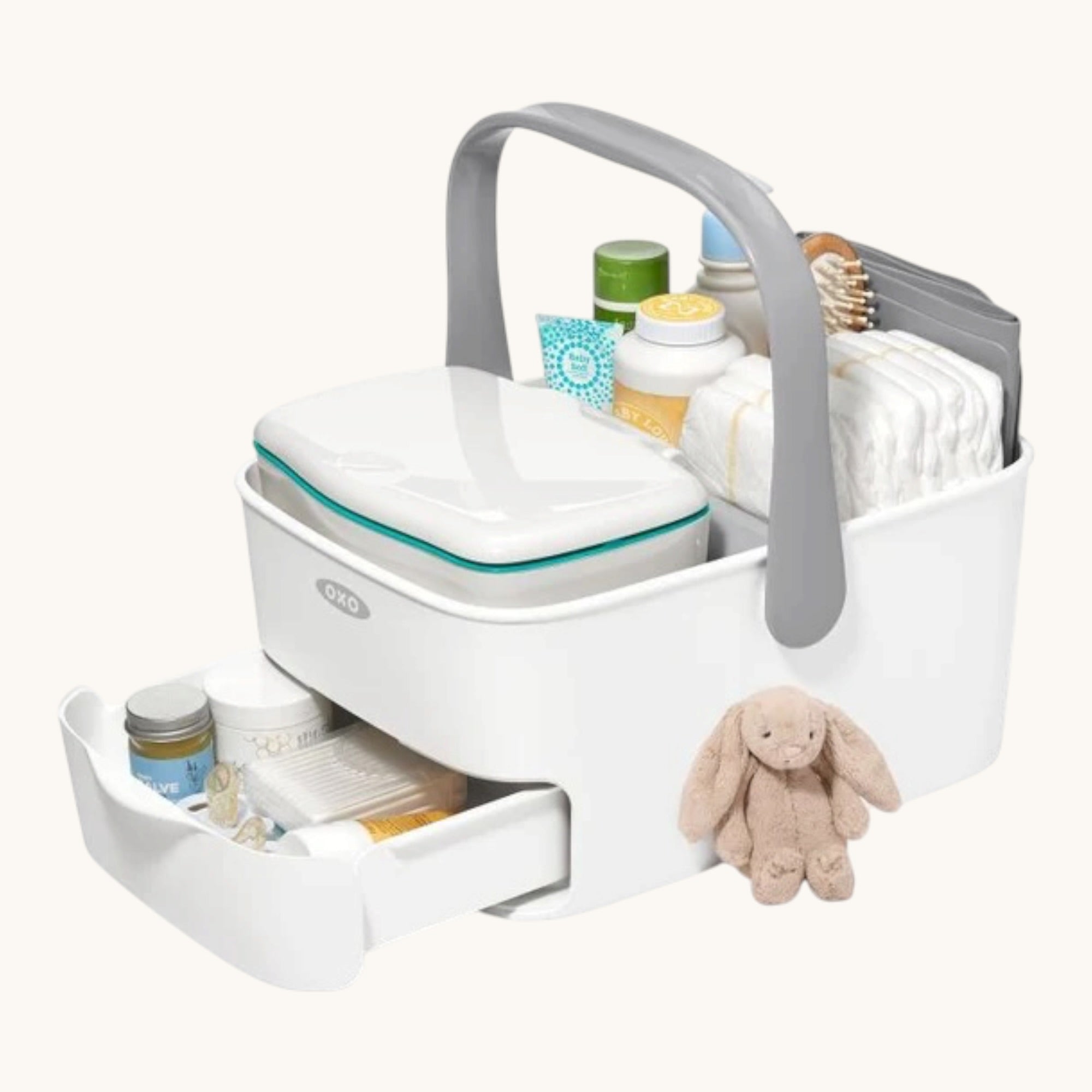 Diaper Caddy with changing mat