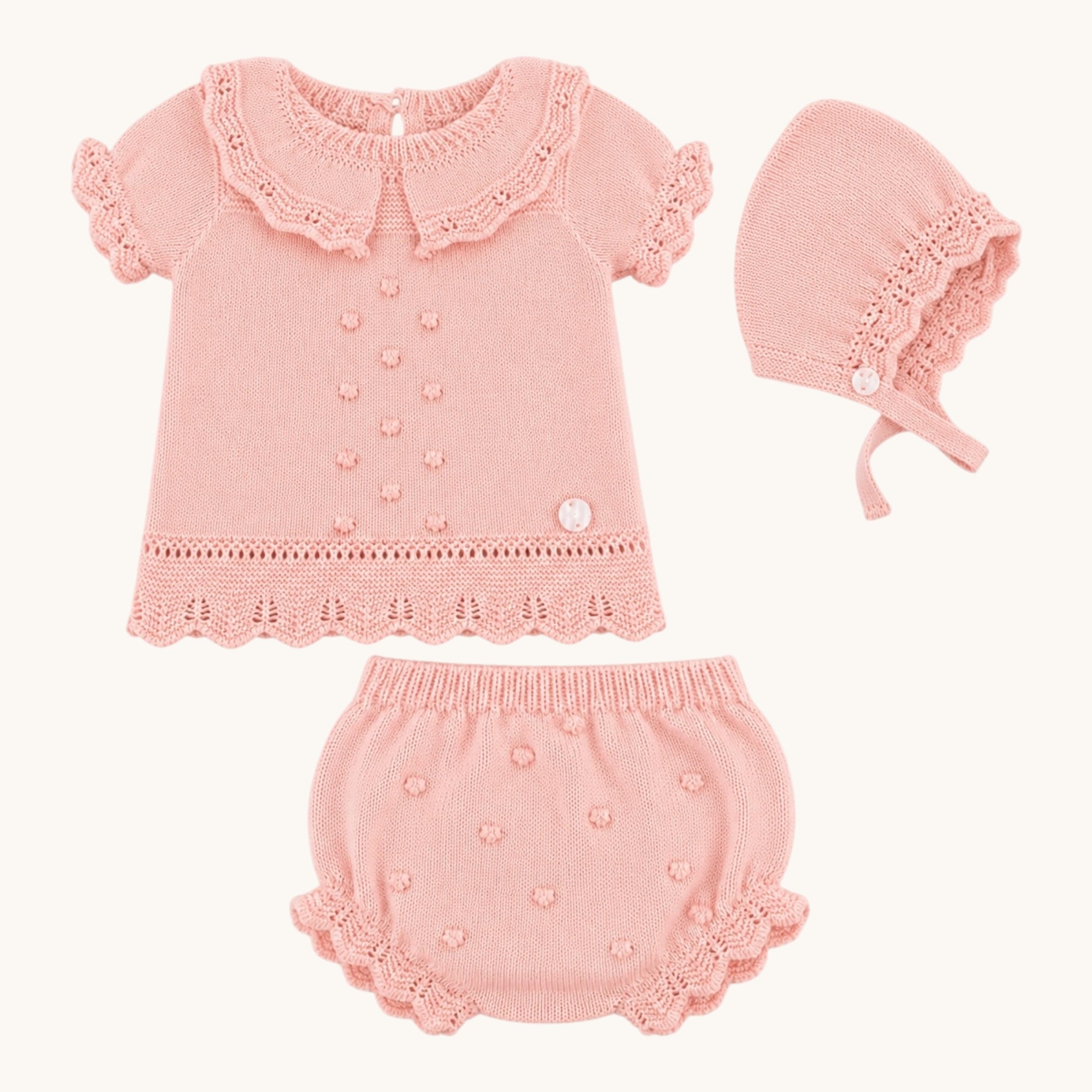 Classic Knit Set-Dusty Rose