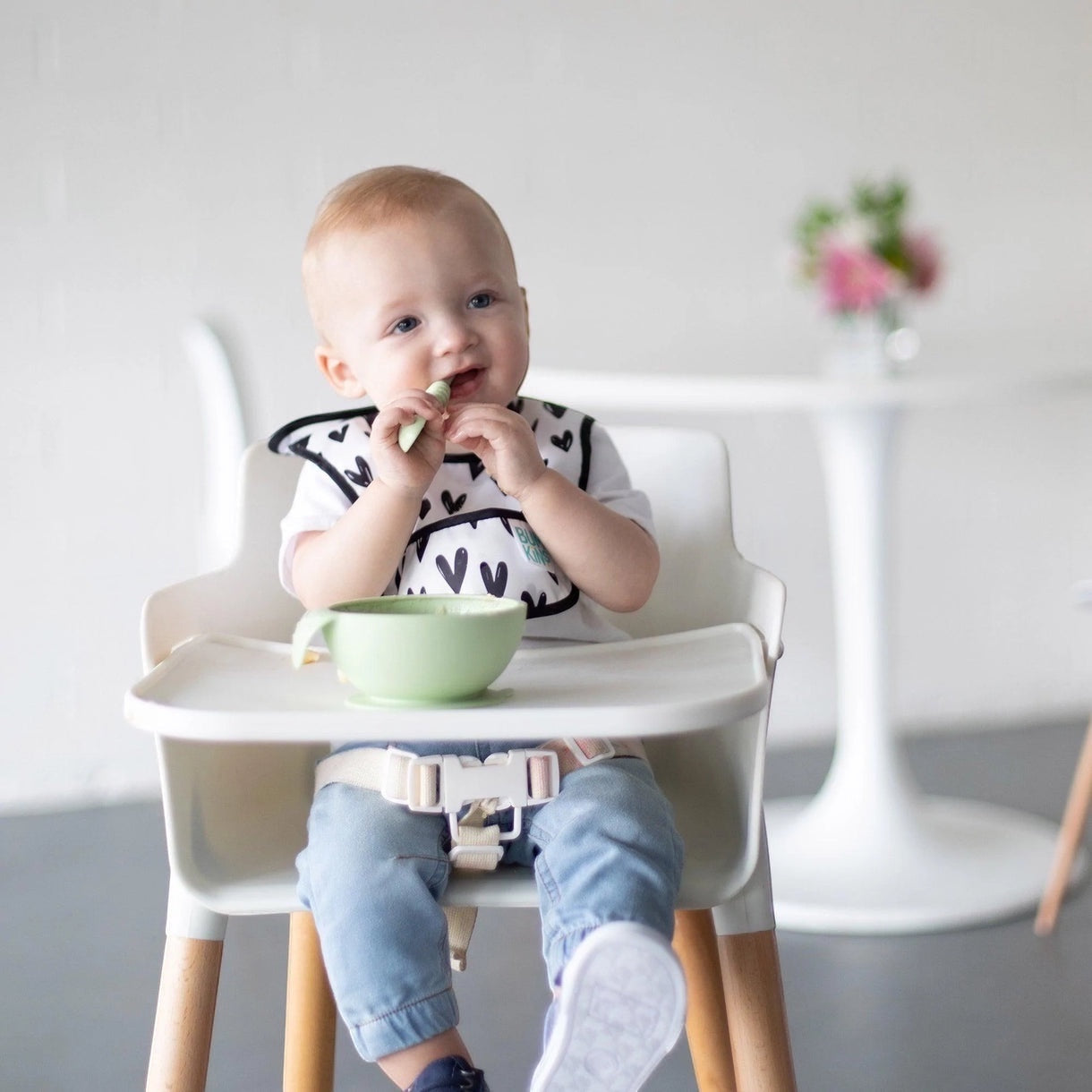 First Feeding Set Sage