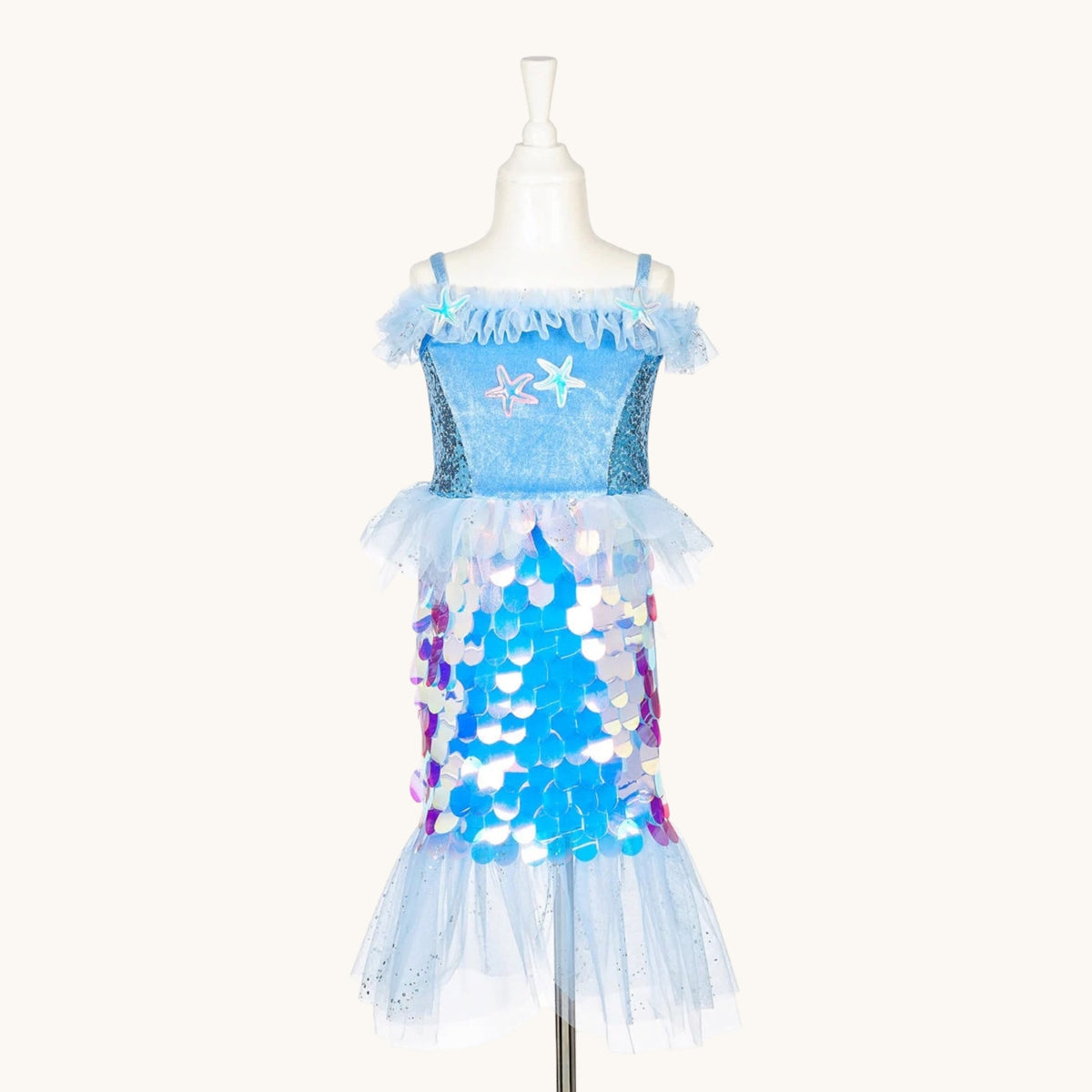 Lorelie Mermaid Costume Dress for Kids 3-4Yrs