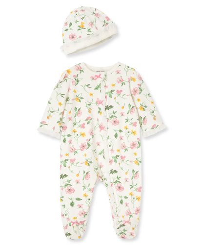 Floral Leaf Footie