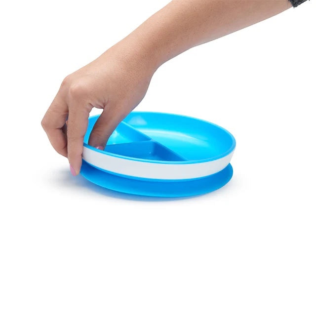 Stay put™ suction plate