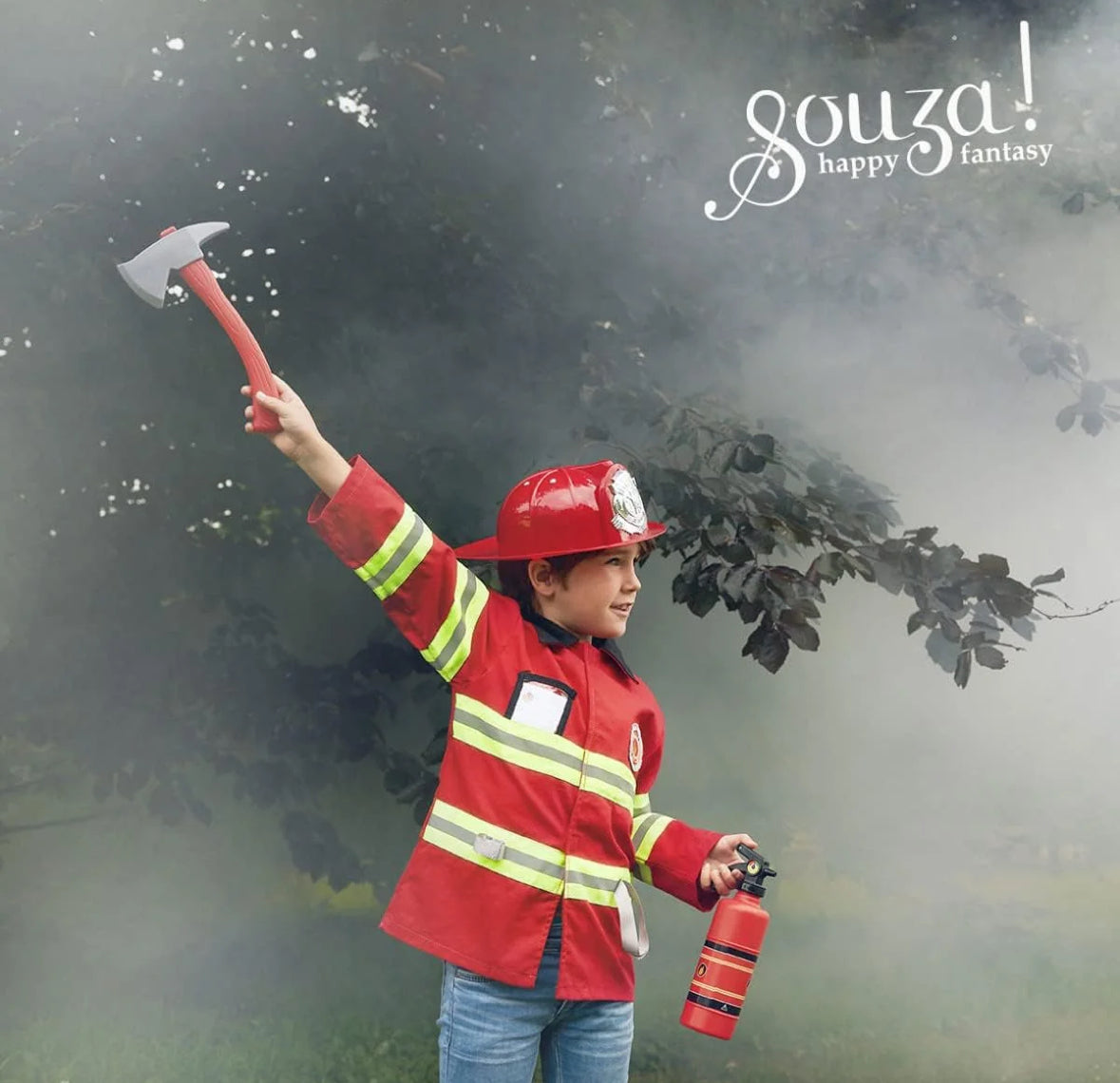 Fireman Costume Set 4-7 yrs