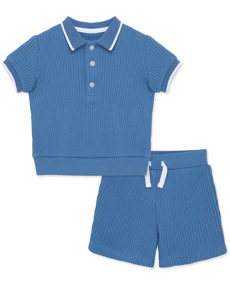 Blue 2Pc Short Set