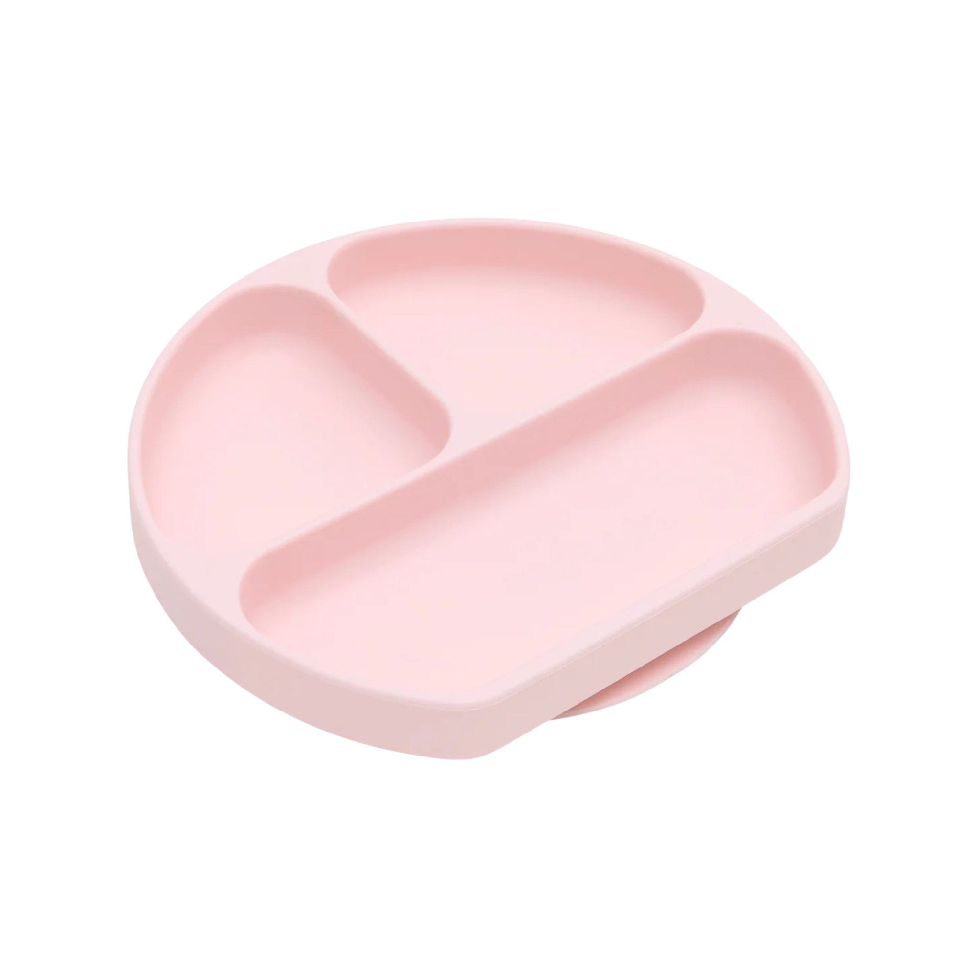 Silicone grip dish pink