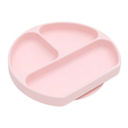 Silicone grip dish Pink